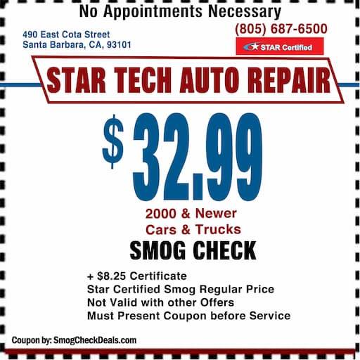 Smog Check Coupon